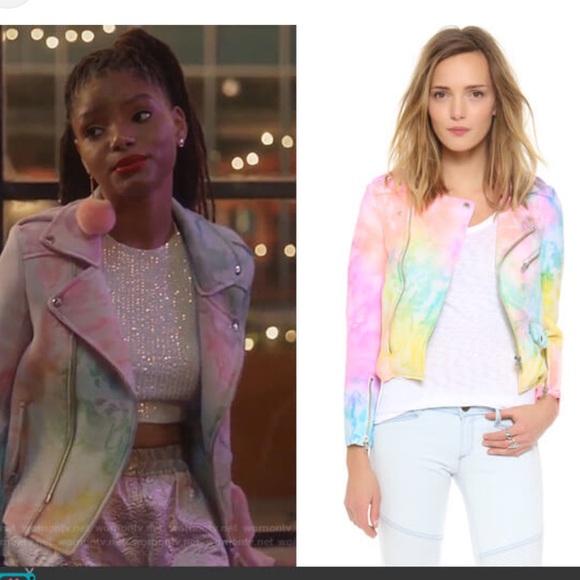 NWOT Rare UNIF Tye Dye Moto Jacket - Picture 6 of 7